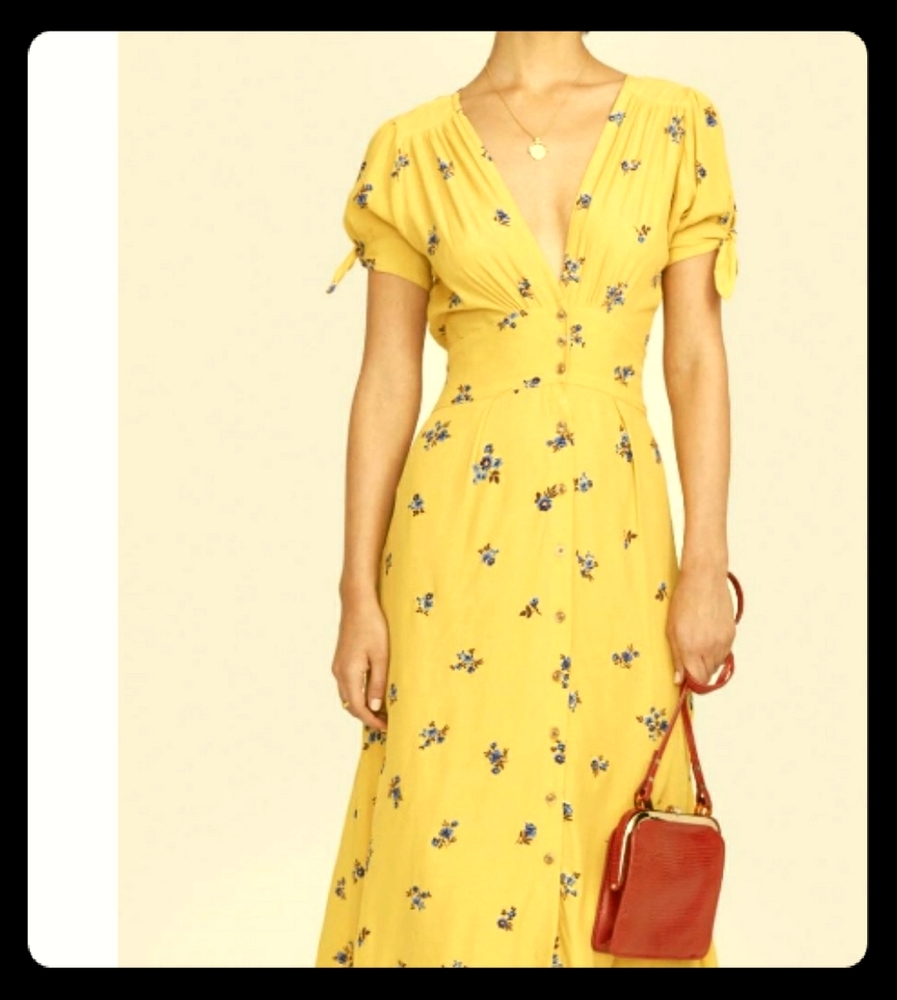 Sale! FAITHFULL THE BRAND BILLIE MIDI DRESS